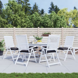 Vidaxl - Coussins de chaise lot de 6 anthracite 40x40x7 cm