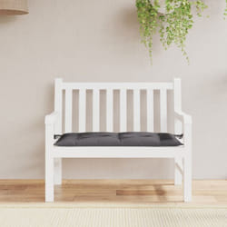 Vidaxl - Coussin de banc de jardin anthracite 100x50x7 cm tissu oxford