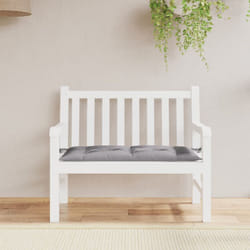Vidaxl - Coussin de banc de jardin gris 100x50x7 cm tissu oxford