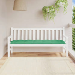 vidaXL Coussin de banc de jardin - Vert