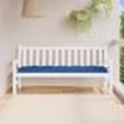 vidaXL Coussin de banc de jardin bleu 180x50x7 cm tissu oxford
