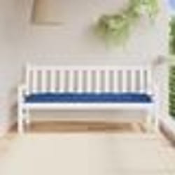 vidaXL Coussin de banc de jardin bleu 180x50x7 cm tissu oxford