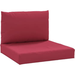 Vidaxl - Coussins de palette lot de 2 rouge bordeaux tissu oxford
