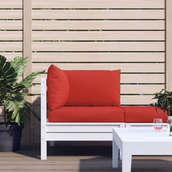 Coussins de palette lot de 3 rouge tissu oxford Vidaxl
