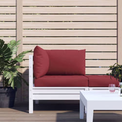 Vidaxl - Coussins de palette lot de 3 rouge bordeaux tissu oxford