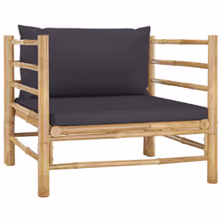 VidaXL 313156, Bambou, Polyester, Adultes et enfants, 740 mm, 700 mm, 600 mm, 65 cm