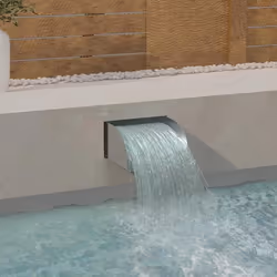 vidaXL Cascade avec LED 30x34x14 cm Acier inoxydable 304 - TU