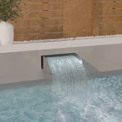 Cette cascade avec LED est un supplément décoratif parfait à votre étang ou piscine. Vous pouvez profiter des sons relaxants  ...