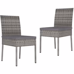 DESCRIPTION GÉNÉRALE Cet ensemble de chaises de salle à manger de jardin ajoute un aspect moderne et constitue un excellent s ...