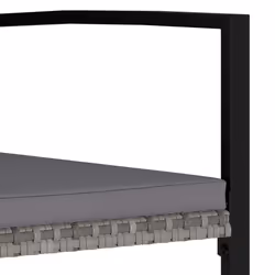 VidaXL 315112 chaise d'extérieur Terrace Siège rembourré Polyuréthane, Acier Gris - Vue supplémentaire 4