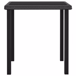 VidaXL 315114 table de jardin Noir