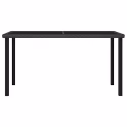 VidaXL 315115 table de jardin Noir - Vue supplémentaire 2