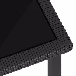 VidaXL 315115 table de jardin Noir - Vue supplémentaire 4