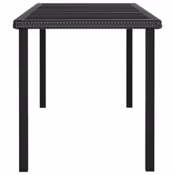 VidaXL 315116 table de jardin Noir