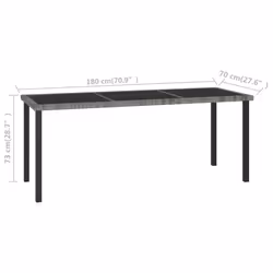 VidaXL 315119 table de jardin - Vue supplémentaire 5