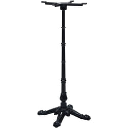 vidaXL Pied de table de bistro noir 52x52x108 cm fonte