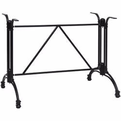 Transformez votre table de bistro en une pièce industrielle remarquable avec ce pied de table de bistro. Fabriqué en aluminiu ...