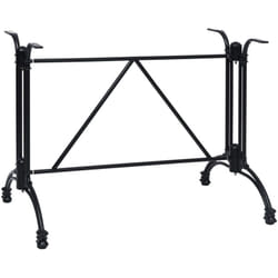 Pied de table de bistro Noir 93x60x72 cm Aluminium coulé Vidaxl