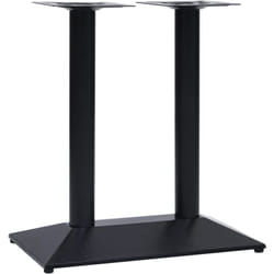 Pied de table de bistro noir 70x40x72 cm fonte vidaXL