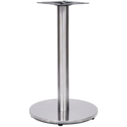 vidaXL Pied de table de bistro argenté Ø45x72 cm acier inoxydable