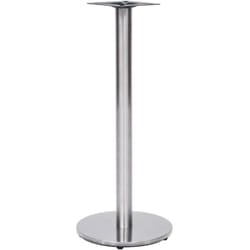 Pied de table de bistro Argenté Ø45x107 cm Acier inoxydable vidaXL