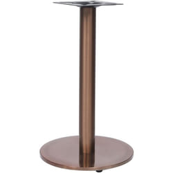 Pied de table de bistro doré Ø45x72 cm acier inoxydable vidaXL