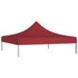 vidaXL Toit de tente de réception 3x3 m Bordeaux 270 g/m² - TU