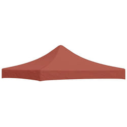 Toit de tente de réception 3x3 m Terre cuite 270 g/m²