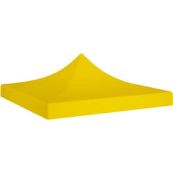Vidaxl - Toit de tente de réception 3x3 m Jaune 270 g/m²