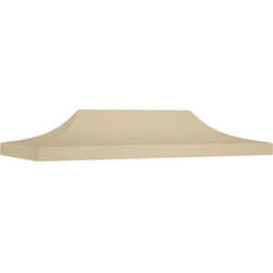 Vidaxl - Toit de tente de réception 6x3 m Beige 270 g/m²