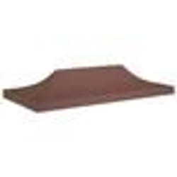 vidaXL Toit de tente de réception 6x3 m Marron 270 g/m² - TU