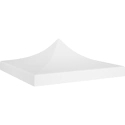 Toit de tente de réception 2x2 m Blanc 270 g/m² Vidaxl