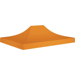 Toit de tente de réception 4x3 m Orange 270 g/m² - Vidaxl