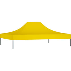 Vidaxl - Toit de tente de réception 4,5x3 m Jaune 270 g/m²