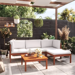 Cet ensemble de salon de jardin sera un choix idéal pour vous détendre, profiter du beau temps, faire une sieste ou discuter  ...
