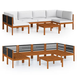 VidaXL 3057898 ensemble de meubles de jardin