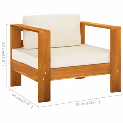 VidaXL 3057941 ensemble de meubles de jardin - Vue supplémentaire 8