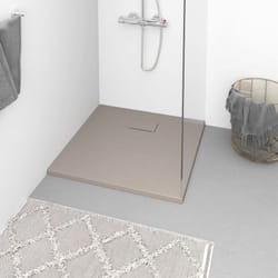 Vidaxl - Receveur de douche smc Marron 90x90 cm