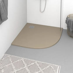 Vidaxl - Receveur de douche smc Marron 90x90 cm