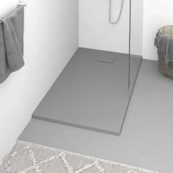 vidaXL Receveur de douche SMC Gris 120x70 cm - TU