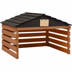 Avec ce robuste garage de tondeuse à gazon, vous pouvez offrir une protection adéquate à votre travailleur acharné dans le ja ...