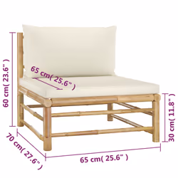 VidaXL 3058205 ensemble de meubles de jardin - Vue supplémentaire 8