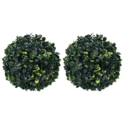 vidaXL Boules de buis artificielles - 22 cm