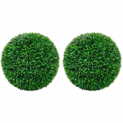 Cet ensemble de boules de buis artificielles sera parfait pour une utilisation intérieure et extérieure. Il peut être placé d ...