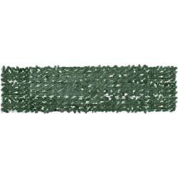 vidaXL Écran de balcon avec feuilles vert foncé 300x75 cm