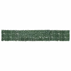 vidaXL Écran de balcon avec feuilles vert foncé 500x75 cm - TU