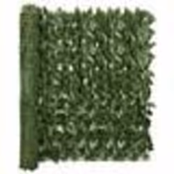 vidaXL Écran de balcon avec feuilles vert foncé 400x100 cm
