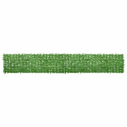 vidaXL Écran de balcon avec feuilles vert 500x75 cm - TU