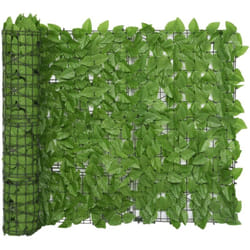 Vidaxl - cran de balcon avec feuilles vert 400x100 cm