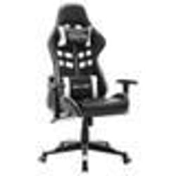 vidaXL Chaise de jeu Noir et blanc Cuir artificiel - TU